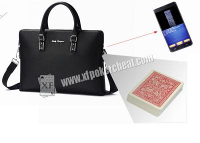 China Men's Hand Bag Hidden Lens poker scanning device for Poker Analyzer System for sale