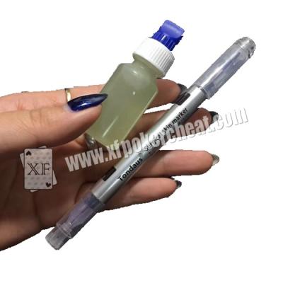 China 30ml onzichtbare Inktcontactlenzen/Lichtgevende Inkt die voor het Merken van Regelmatige Speelkaarten worden geplaatst Te koop