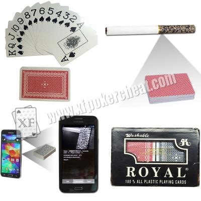 China Royal Plastic Marked Poker Cards Narrow Size Super Index For UV Contact Lenses for sale