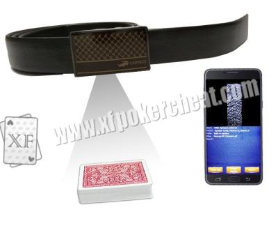 China Brown Leather Belt Infrared Camera Playing Card Device With 40 - 70cm 65 - 100cm Distance for sale