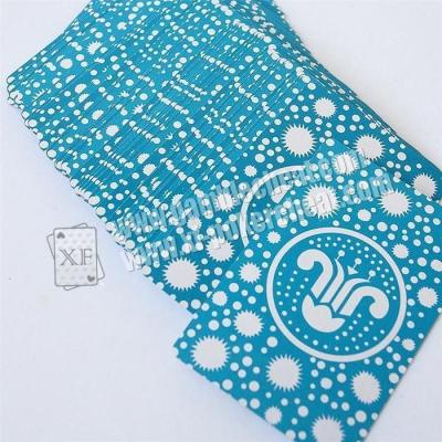 China Blue 1 Deck Magic Stripper Marked Trick Playing Cards Small Letter for sale