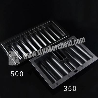 China Standard Plastic Chip Tray With Invisible Ink Marked Playing Card Reader Inside For Poker Analyzer for sale