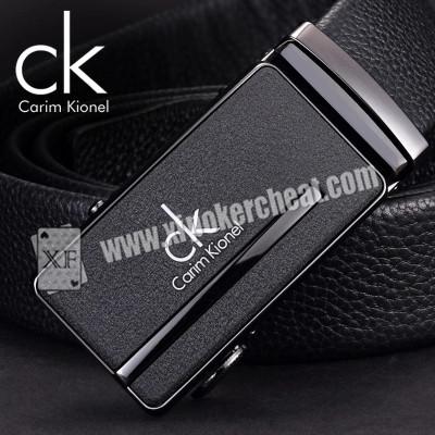 China 10m Transmitter Poker Scanner Phone Leather Belt For Casino Cards Cheat for sale