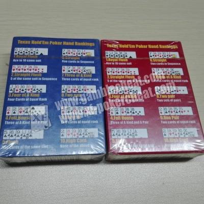 China De grote 2 Hoekindex merkte Onzichtbare Speelkaarten voor Contactlenzen Te koop