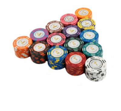 Chine 20PCS/baccara le Texas de pièce de monnaie d'argile jetons de poker 14g de sort les tiennent ensemble de tisonnier à vendre