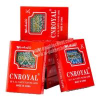 China Plastic CNROYAL Invisible Playing Cards For Filter Cameras And UV Contact Lenses for sale