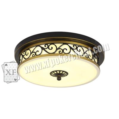 China Glass Material Modern Ceiling Light Hidden Camera For Long Distance Infrared Playing Card Scanner for sale