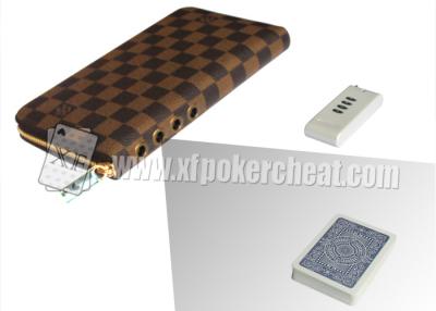 Китай Камера объектива двойника бумажника LV кожи Брайна на анализатор 30 до 40cm покера продается
