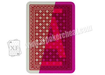 China Magic Show Invisible Playing Cards  , Italy Modiano Poker Cards Ramino Super Fiori for sale