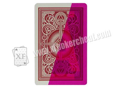 China Magic Props Arrow Kem Plastic Invisible Playing Cards For UV Contact Lenses Gambling Cheat for sale