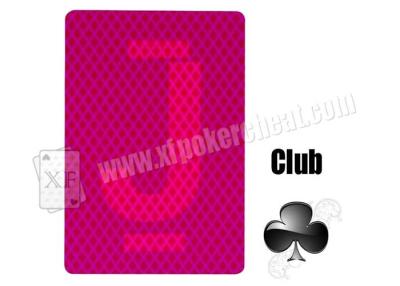 China Club Cards Games  Paper Invisible Playing Cards For Contact Lenses for sale