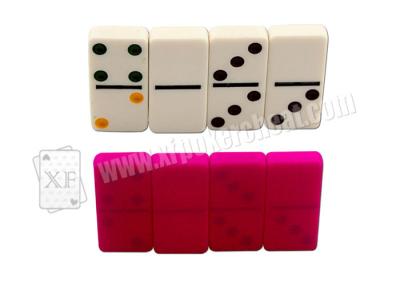 China White Marked Dominoes For UV Contact Lenses,Dominoes Games,Gambling for sale