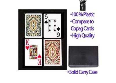 China Poker Scanner Recyclable Marked Plastic Paisley Kem Arrow Playing Cards for sale