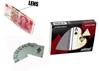 Chine Cartes marquées de tisonnier de plastique, cartes de jeu du pont 2826 de Fournier pour l'analyseur de tisonnier à vendre