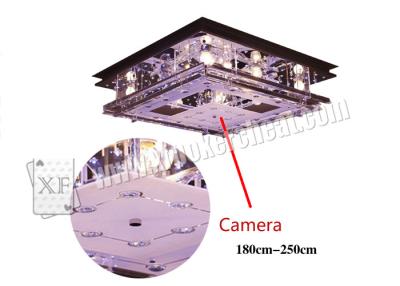 China Poker Cheating Devices Glass Silver Ceiling Backside Scan Lamp For Marked Playing Cards for sale