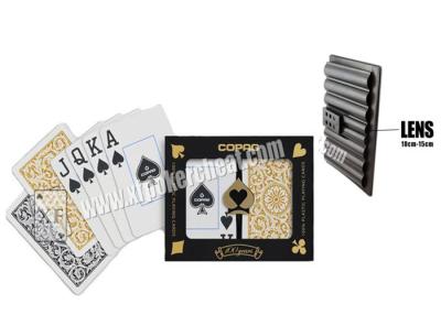 China Brazil Copag 1546 Black Golden Plastic Jumbo Playing Cards For Casino Games for sale