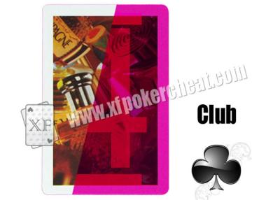 China Gambling Laser Invisible Plastic Marked Playing Cards With Glasses for sale