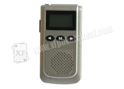 China Grey Plastic Gambling Accessories YT K1 Wireless Spy Receiver And Talker for sale