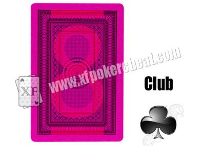 China Casino Playing Cards Bridge 575 Paper Invisible Marked Cards For Contact Lenses Poker Cheat for sale