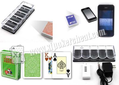 China Varredor transparente plástico do póquer da bandeja da microplaqueta com a câmera preta do infravermelho do filtro à venda