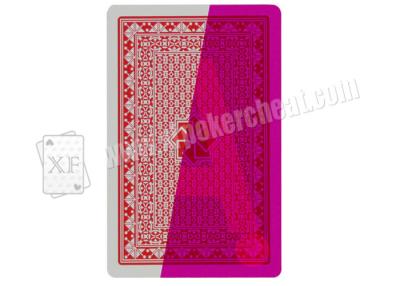 China Taiwan Royal Bridge Size 2 Index Plastic Marked Playing Cards For Contact Lenses for sale