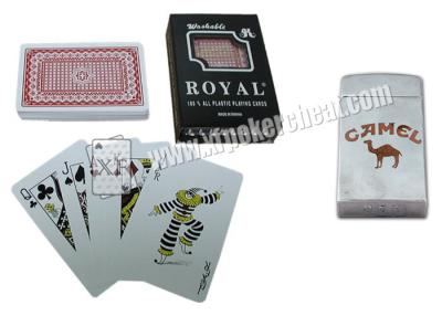 China Professional Marked Poker Cards , Casino Games Royal Plastic Playing Cards for sale