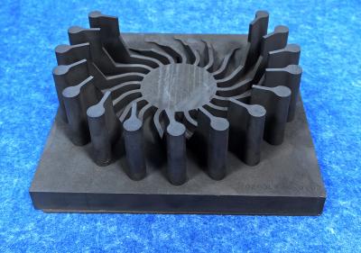 China 1.78 Density 55 MPa Flexural Strength Isostatic Graphite Block for sale