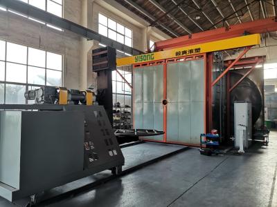 China 3.0m Oven Shuttle Rotomolding Machine Manufacturer à venda