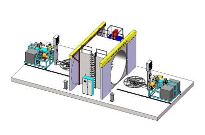 China equipamento rotatório da máquina de molde da canela de 4000mm à venda
