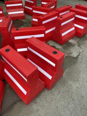 China Rotational Moulding Products Road Barrier（RED） 600x600 for sale