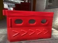 China Rotational Molding Products Road Barrier 1350x750mm 3 Holes for sale