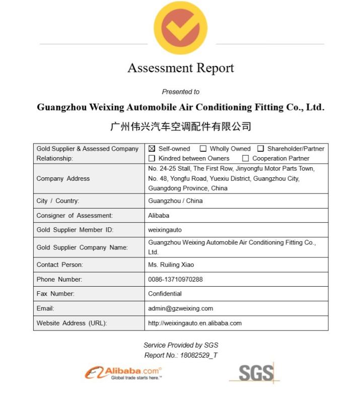 SGS - Guangzhou Weixing Automobile Fitting Co.,Ltd.