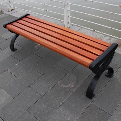 China Bao Tuo outdoor thickening of cast iron park chairs lounge chairs red 1.25 meters BTC-031 for sale
