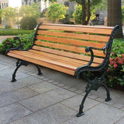 China Bao Tuo outdoor thickening of cast iron park chairs lounge chairs red 1.25 meters BTC-018 for sale