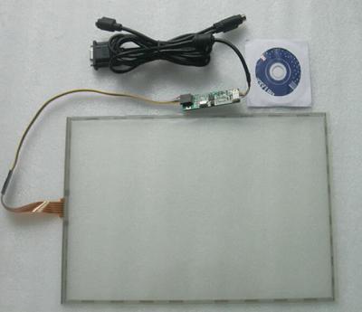 China USB Interface 15 inch Resistive Touch Panel Glass with Controller and 0.188mm ITO Film for sale