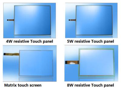 China ITO Glass USB 4W /5W /8W Resistive Touch Panel/ militaryTouch Screen Panel for sale