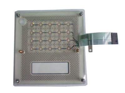 China Painel do interruptor de membrana do diodo emissor de luz, abóbada tátil e teclado retroiluminado à venda