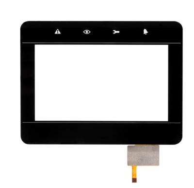 China I2C Multi Touch Projected Capacitive Touchscreen Panel 4.3 inch Touch Glass for sale
