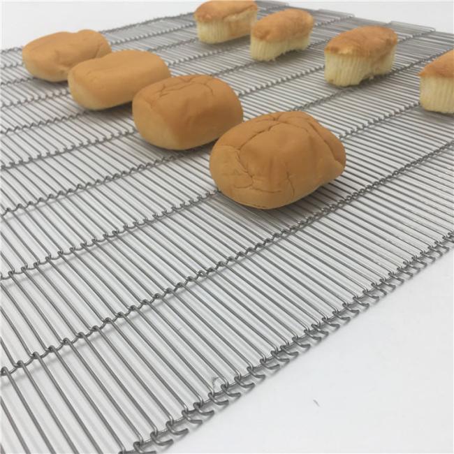 Corrosion and high temperature resistance 304 Stainless steel wire mesh ladder chain conveyor belt