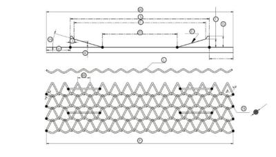 China Correa de Mesh Architectural Woven Wire Mesh del panel solar de la raspa de arenque en venta