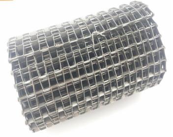 China Honeycomb Stainless Steel Conveyor Belt 1x1 Galvanized Wire Mesh for sale