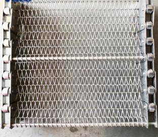 China High Temperature 314 310s Stainless Steel Spiral Mesh Conveyor Chain Belt Metal for sale