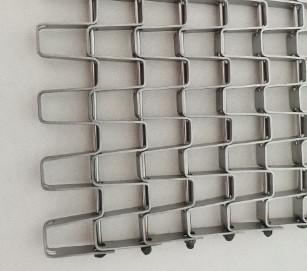 China Stainless Steel Honeycomb Compound Wire Mesh Metal For Food Conveyor Belt for sale