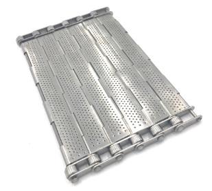 China High Temperature Wire Mesh Conveyor Belt Slat Band Plate for sale