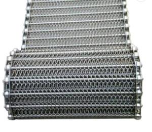 China Stainless Steel Chain Link Wire Mesh For Cleaning Drying Conveying for sale