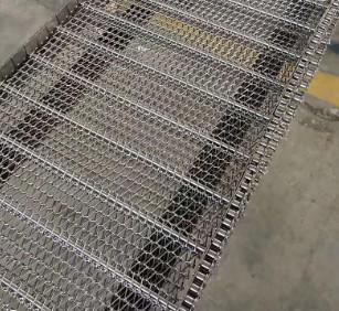 Chine Le double fil tissé serti par replis lambrisse Mesh Sheet Conveyor Belt 	1mx0.6m à vendre