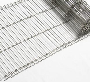 China Malla de alambre de acero inoxidable de la banda transportadora de la comida de la flexión 304 planos en venta