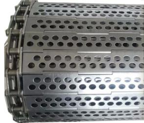 China SUS304 Plate Link Wire Mesh Conveyor Belt For Food Grain Transport for sale