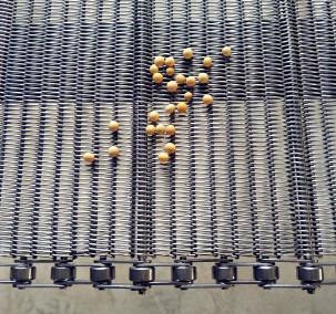 China Correia transportadora Mesh For Dryer Furnace Conveyor do fio 304 de aço inoxidável à venda