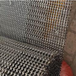 China La categoría alimenticia Diamond Mesh Steel Mesh cubre la banda transportadora para el horno en venta